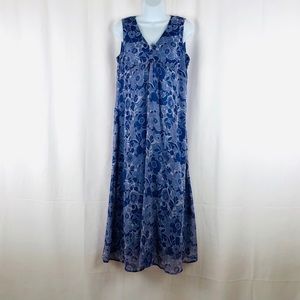 Kari sheer overlay V-neck sleeveless dress 10